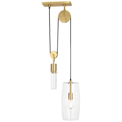 Robert Abbey Gravity 14 1/4" Wide Modern Brass Pendant Light