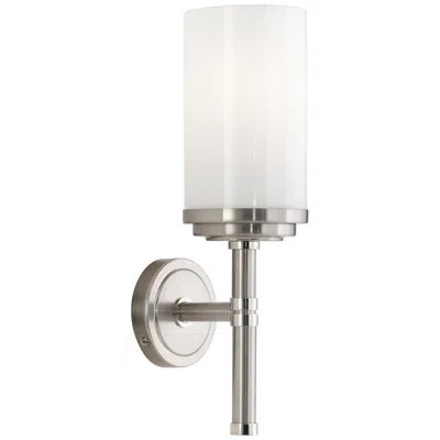 Robert Abbey Halo 13" High Glass And Nickel Wall Sconce