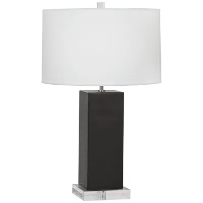 Robert Abbey Harvey Ash Glazed Ceramic Table Lamp