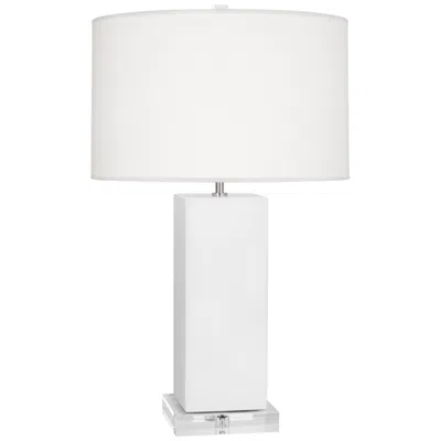 Robert Abbey , Harvey, Matte Daisy Glazed Ceramic, Table Lamp