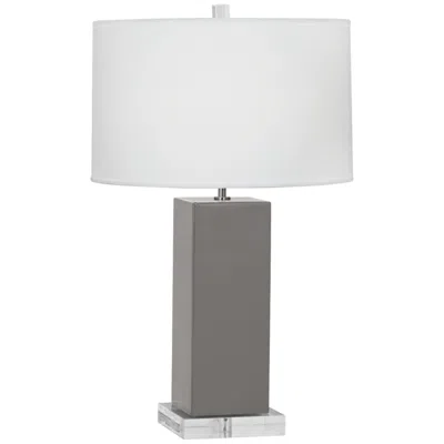 Robert Abbey Harvey Smoky Taupe Ceramic Table Lamp