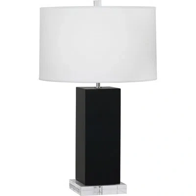 Robert Abbey Harvey Table Lamp In Obsidian