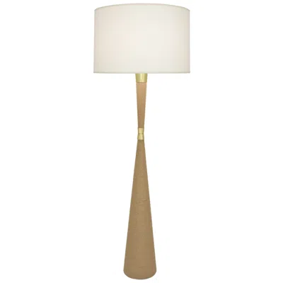 Robert Abbey Hatteras 61" Fondine And Brass Natural Rope Floor Lamp