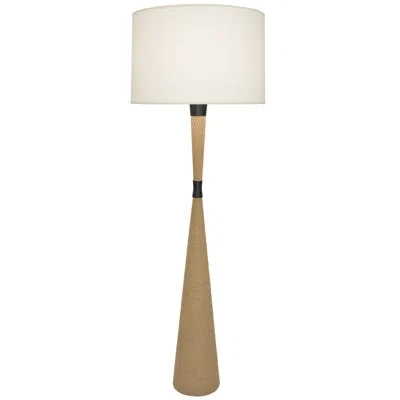 Robert Abbey Hatteras 61.00'' Natural Rope Column Floor Lamp In White