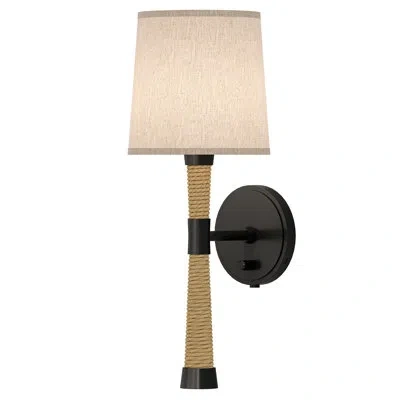 Robert Abbey Hatteras Plug-in Flush Mounted Sconce In White Fondine,gold