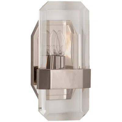 Robert Abbey Jacqueline 12 1/2"h Polished Nickel Wall Sconce