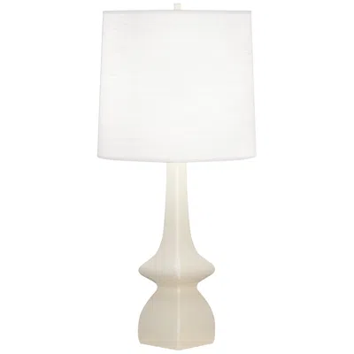 Robert Abbey Jasmine 31" Modern Bone White Ceramic Table Lamp