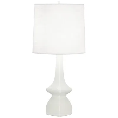 Robert Abbey Jasmine 31" Modern White Lily Ceramic Table Lamp