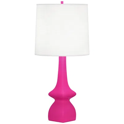 Robert Abbey , Jasmine, Razzle Rose Glazed Ceramic, Table Lamp