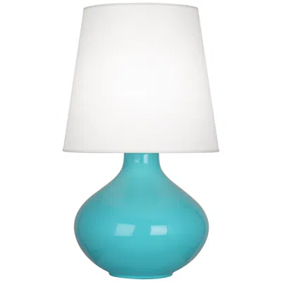 Robert Abbey June 30 3/4" High Egg Blue Ceramic Table Lamp