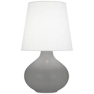 Robert Abbey June 30 3/4" High Matte Smoky Taupe Modern Table Lamp