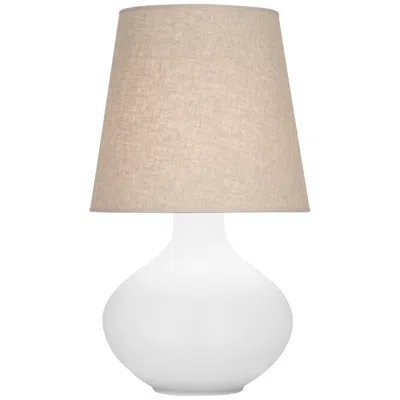 Robert Abbey June 30 3/4" High Modern Daisy White Ceramic Table Lamp