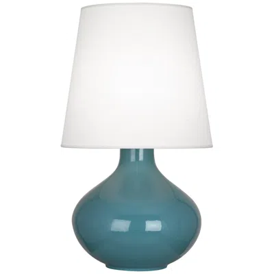 Robert Abbey June 30 3/4" High Steel Blue Ceramic Table Lamp