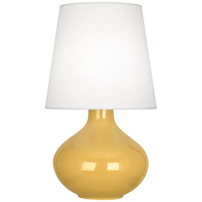 Robert Abbey June 30 3/4" High Sunset Yellow Ceramic Table Lamp