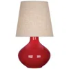 Robert Abbey June 31" High Ceramic Ruby Red Table Lamp
