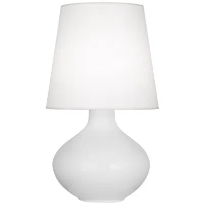 Robert Abbey , June, Daisy Glazed Ceramic, Table Lamp
