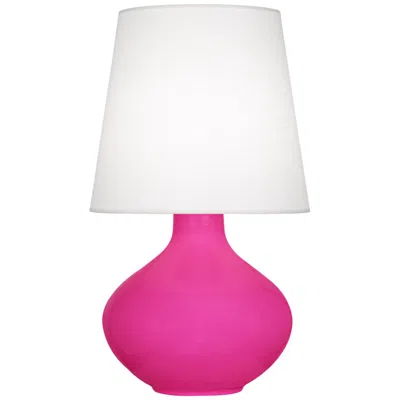 Robert Abbey , June, Razzle Rose Glazed Ceramic, Table Lamp