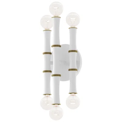 Robert Abbey Kane 12" High Daisy And Modern Brass Wall Sconce