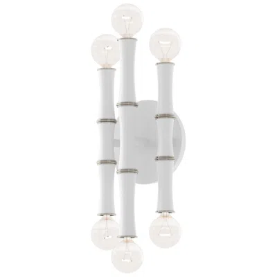 Robert Abbey Kane 12" High Daisy And Polished Nickel Wall Sconce