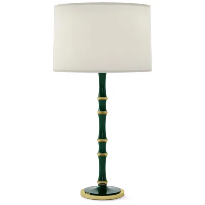 Robert Abbey Kane 31" High Jungle And Modern Brass Table Lamp With Fondine Shade
