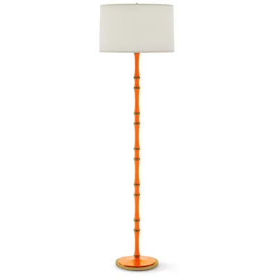 Robert Abbey Kane 64.5" High Pumpkin And Modern Brass Floor Lamp With Fondine Shade