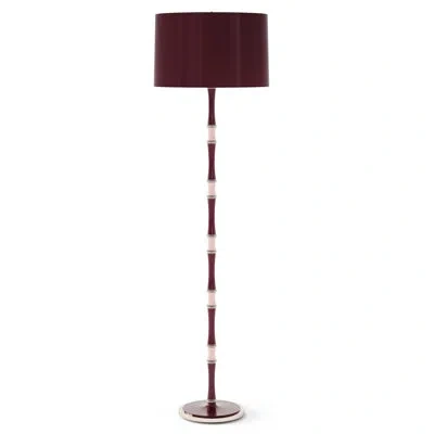Robert Abbey Kane 64.50'' Sugar Plum Rose Water Traditional Floor Lamp