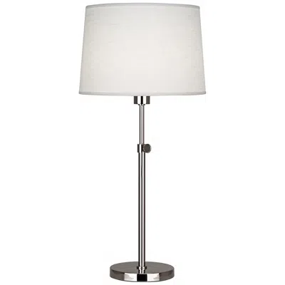 Robert Abbey Koleman Adjustable Nickel Club Table Lamp