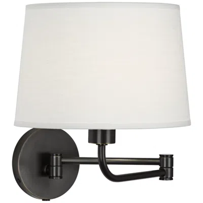 Robert Abbey Koleman Bronze Finish Plug-in Swing Arm Lamp