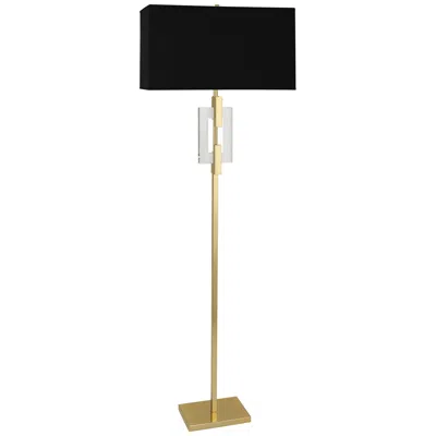 Robert Abbey Lincoln Modern Brass Buffet Floor Lamp