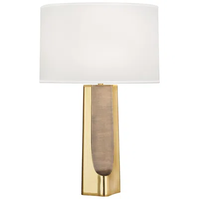 Robert Abbey Margeaux 28" Brass Concave Metal Table Lamp