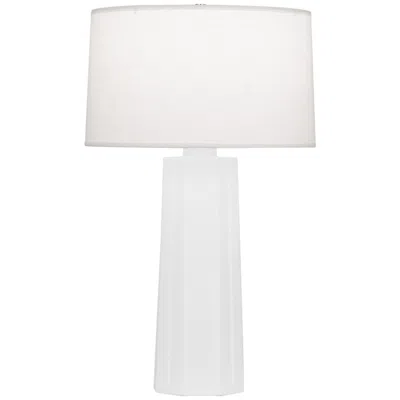 Robert Abbey Mason Matte Daisy Glazed Ceramic Table Lamp