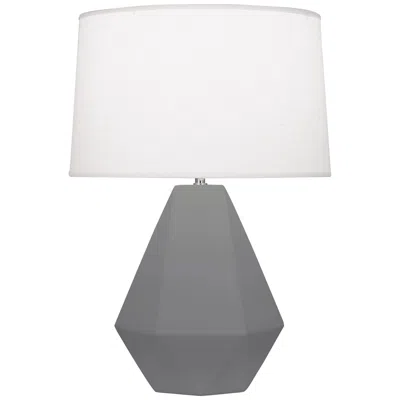 Robert Abbey Matte Ash Delta Table Lamp