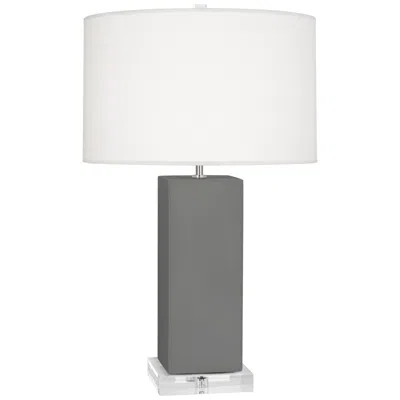 Robert Abbey Matte Ash Harvey Table Lamp