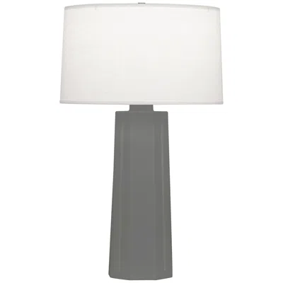 Robert Abbey Matte Ash Mason Table Lamp