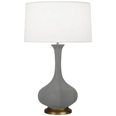 Robert Abbey Matte Ash Pike Table Lamp