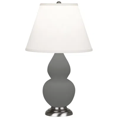 Robert Abbey Matte Ash Small Double Gourd Accent Lamp