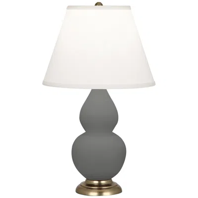 Robert Abbey Matte Ash Small Double Gourd Accent Lamp