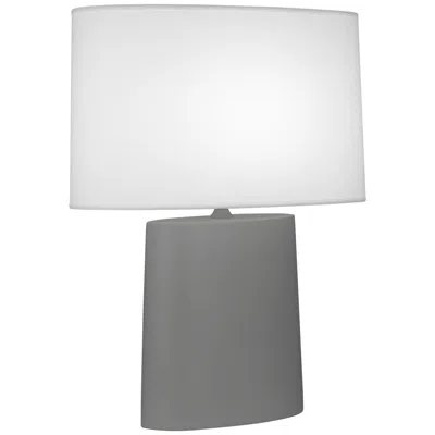 Robert Abbey Matte Ash Victor Table Lamp