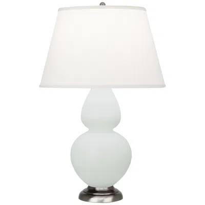 Robert Abbey Matte Celadon Double Gourd Table Lamp