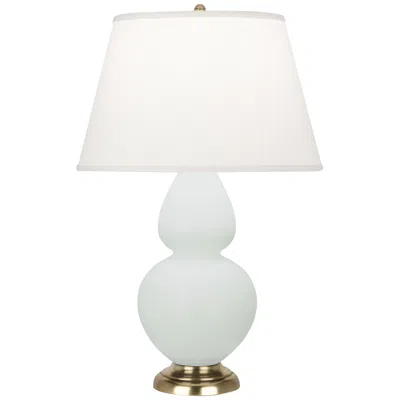 Robert Abbey Matte Celadon Double Gourd Table Lamp