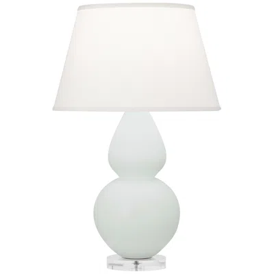 Robert Abbey Matte Celadon Double Gourd Table Lamp