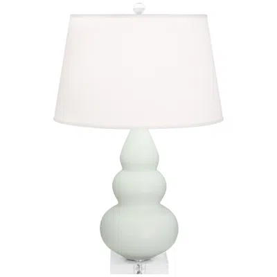 Robert Abbey Matte Celadon Small Triple Gourd Accent Lamp