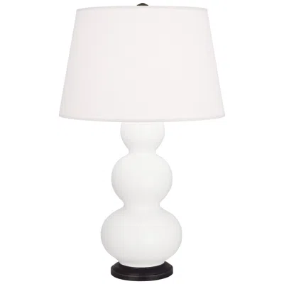 Robert Abbey Matte Lily Triple Gourd Table Lamp