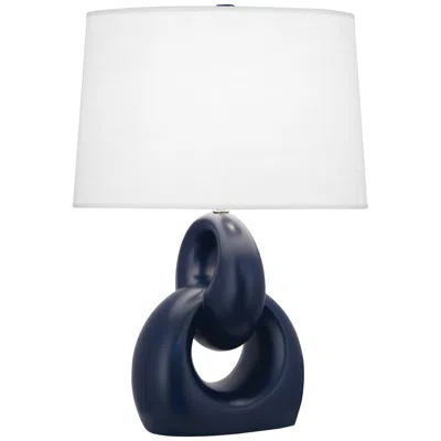 Robert Abbey Matte Midnight Blue Fusion Table Lamp