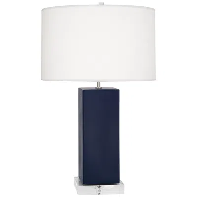 Robert Abbey Matte Midnight Blue Harvey Table Lamp