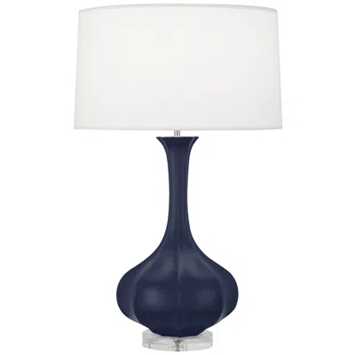 Robert Abbey Matte Midnight Blue Pike Table Lamp