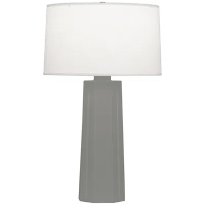 Robert Abbey Matte Smoky Taupe Mason Table Lamp