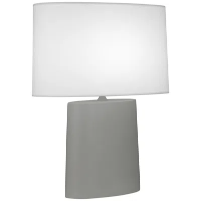 Robert Abbey Matte Smoky Taupe Victor Table Lamp