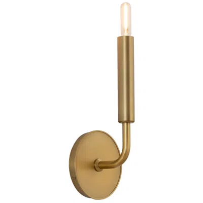 Robert Abbey Mavisten Edition Carbonia 12.25" High Brass Duex Wall Sconce