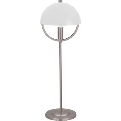 Robert Abbey Mavisten Table Lamp In Pewter,white